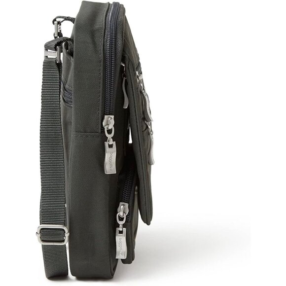 Women's Charcoal Journey Crossbody Bags 9x6 Small Lightweight Handbag - Picture 3 of 10